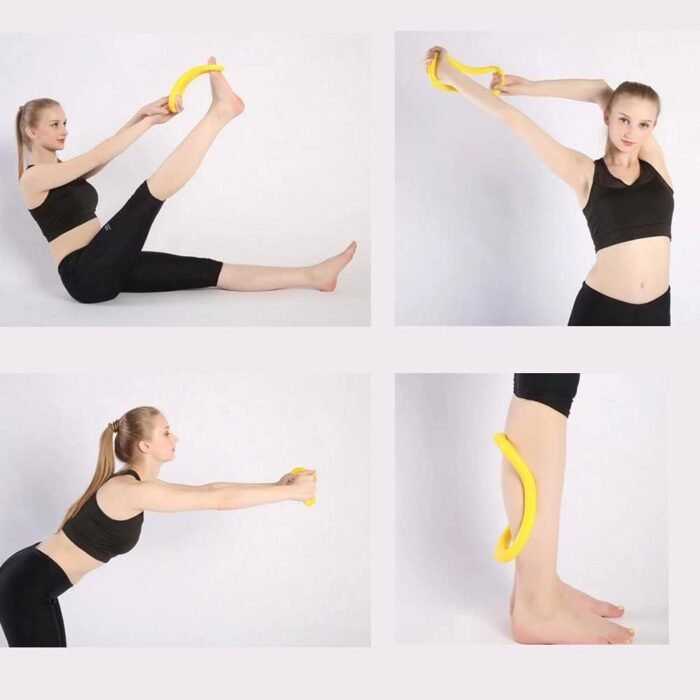 Yoga Ring for Leg Calves,Fitness Circle for Back Toning Thighs Abs and Legs,Training Ring for Yoga, Mobility, Pilates,Gymnastics Exercise Workout - Image 7
