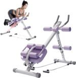 Ab Workout Equipment,Workout Equipment,Home Gym Equipment,Fitness equipment, Foldable, Knee Protection, Pulling the rope,WorkoutFor Stomach Workout,For Women/Men(350LB) - Image 2