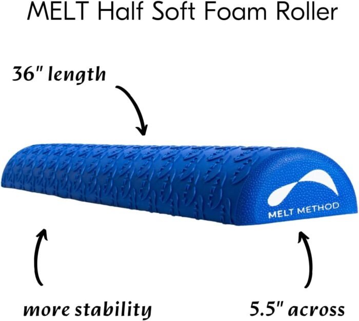 MELT Half Soft Foam Roller 36 inch Low Density Body Roller - Image 8