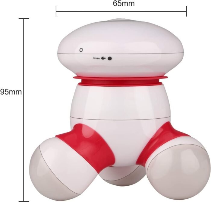 cotsoco Handheld Massager Mini Portable Vibrating Body Massager with LED Light for Hand Head Neck Back Legs Arms Pain Release, Battery Operated, Easy Hand Grip - Image 6