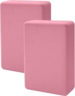 Yoga Blocks 2 Pack, Premuim EVA Foam Block, Durable Exersice Block for Yoga, Pilates, General Fitness, Stretching, Toning Workouts and Meditation, Non-slip & Portable - Image 2