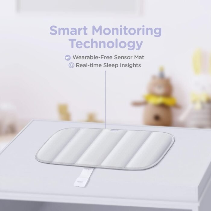 Hubble Connected Dream+ Bundle Non-Wearable, Smart Wi-Fi Enabled Baby Movement Monitor for Heart-Rate and Breathing Supervision, HD Baby Camera with Soothing Sounds & White Noise with Tape Measurer - Image 5