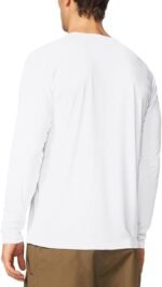 Men's UPF 50+ Long Sleeve Tee Shirts UV Sun Protection Quick Dry Tee Shirt Swim Athletic Running Workout - Image 3
