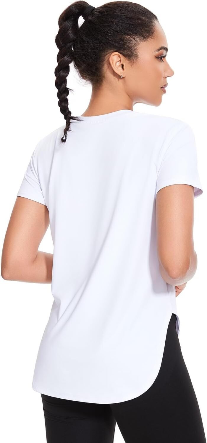 Cosy Pyro 4-Pack Workout Tops for Women UPF 50+ Yoga Shirts Short Sleeve Athletic T-Shirts Quick Dry Running Gym Tee - Image 5