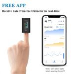 Wellue Bluetooth Pulse Oximeter Fingertip, Blood Oxygen Saturation Monitor with Free APP, Batteries, Carry Bag & Lanyard - Image 5