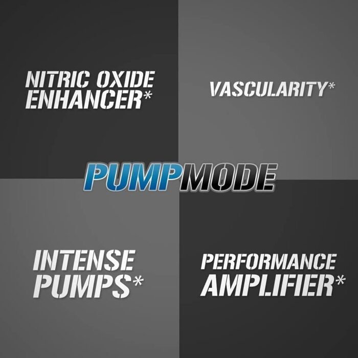 EVL PumpMode Nitric Oxide Supplement - Nitric Oxide Booster Pump Pre Workout Powder with Glycerol and Betaine for Muscle Recovery Growth and Endurance - Stim Free Pre Workout Drink (Furious Grape) - Image 3