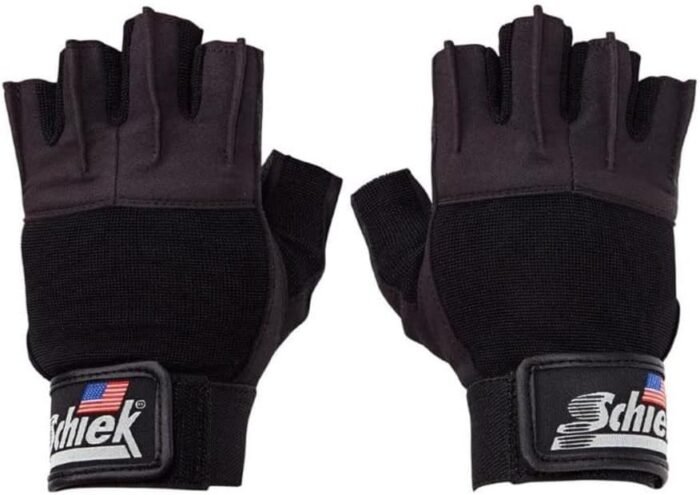 Schiek Sports 530 Platinum Lifting Gloves with Gel Pad - Amara Leather Weightlifting Gloves for Women and Men - Image 2