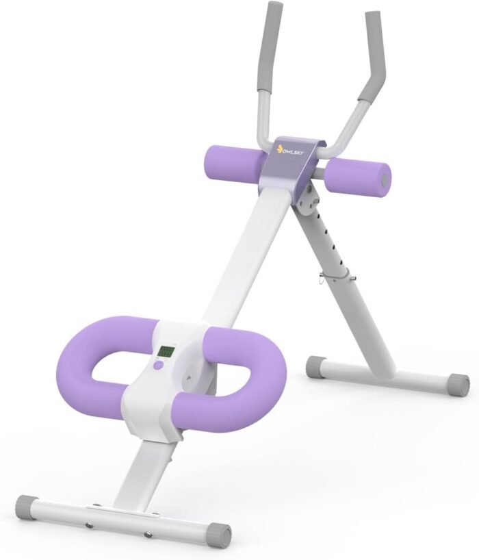 Ab Machine, Adjustable Ab Trainer Machine for Abs Workout at Home Gym, Foldable, Knee Protection, Abdominal Trainer for Stomach Workout Purple - Image 10