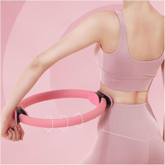 Pilates Ring Fitness Trainer Yoga Rings Home Exercise Equipment Fitness Circle for Toning Arm Thigh Gifts - Image 5