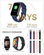RUXINGX Fitness Tracker Watch for Men/Women, SmartWatch with Sleep/Activity Tracker, Heart Rate Monitor with 20+ Sports Modes, Android Smart Watch for Phones, Smart Fitness Watches for Women/Men - Image 9
