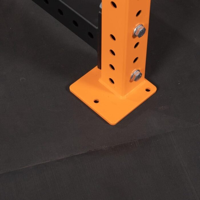 Titan Fitness X-3 Series 80" Orange Bolt-Down Power Rack, 36" Depth, Rackable 1650 LB Cage, 1.25" and 2" Pull Up Bars, Standard J-Hooks, Weight Plate Holders, Weightlifting and Strength Training - Image 8