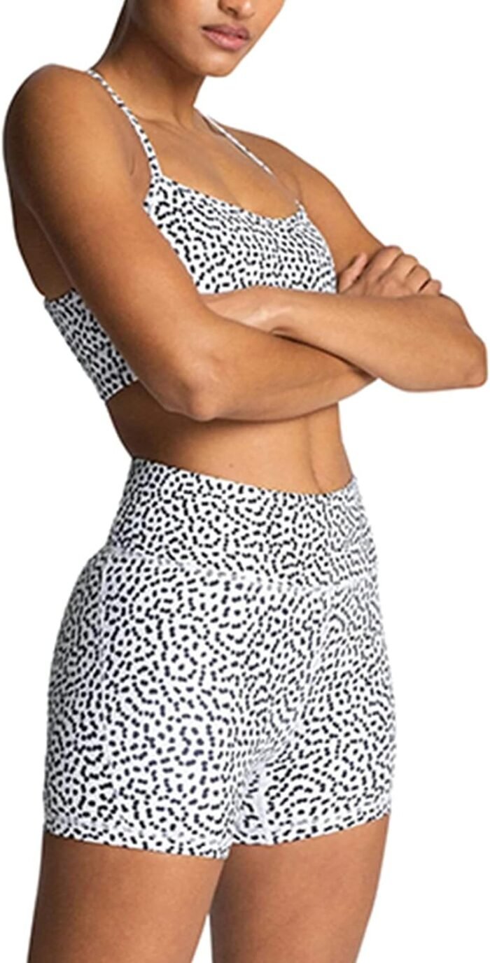 IMEKIS Women's Workout Sets 2 Piece Yoga Outfit High Waisted Biker Shorts Leggings Sports Bra Gym Fitness Clothes Tracksuit - Image 4