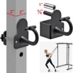Kipika Power Cage Squat Rack Home Gym Accessories - Anchor for Resistance Bands Fits Rack with 5/8" or 1" Holes, Heavy Duty Hooks for Workouts, Strength Training, and Physical Therapy Exercise, 2 Pack - Image 3
