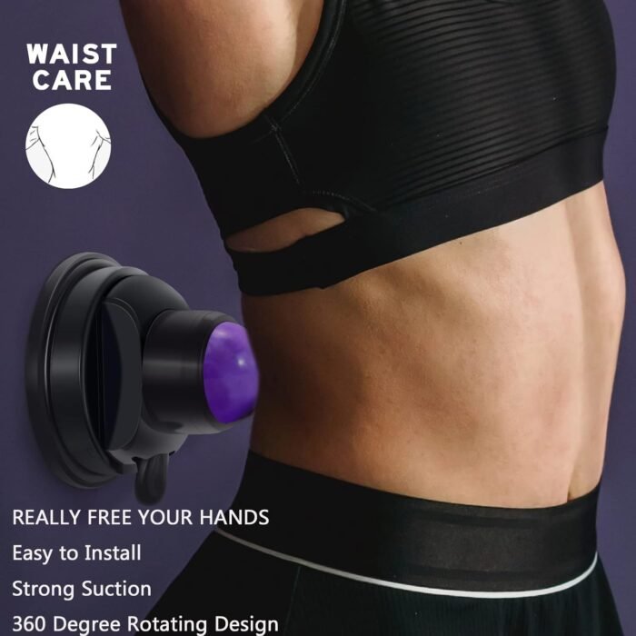 Mountable Massage Ball Roller,Back Neck Massager Wall Mount,Trigger Point Ball for Full Body Sore Muscle Recovery,Knots,Myofascial Release and Massage Therapy - Image 9
