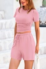LICOBOD Lounge sets for women 2 piece short sets summer casual comfy airport vacation biker travel outfits Workout Streetwear - Image 5