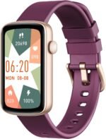 Fitness Watches for Women, LYNN2 Fitness Tracker with Heart Rate Monitor Blood Oxygen/Sleep Tracker Pedometer, Slim Step Tracker Watch for iOS/Android Phones Waterproof Purple - Image 2