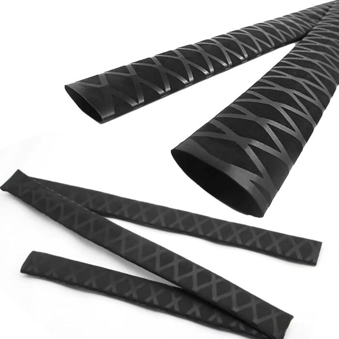 X-Tube Heat Shrink Sleeve Wrap Tubing for Fishing Bulding Handle Cork Rod Grip with Non Slip Waterproof and Insulation, 64 Inch Lengths, Diameter 20mm, Black - Image 2