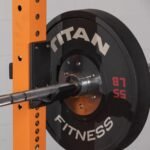 Titan Fitness X-3 Series 80" Orange Bolt-Down Power Rack, 36" Depth, Rackable 1650 LB Cage, 1.25" and 2" Pull Up Bars, Standard J-Hooks, Weight Plate Holders, Weightlifting and Strength Training - Image 6