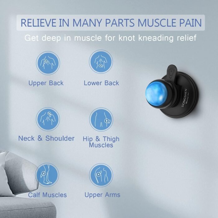 Massage Ball Deep Tissue 2 in 1 Mountable Muscle Massage Roller for Pain Relief, Trigger Point ，Relieve Fascia Muscle Knot and Joint Pain Relax Full Body - Image 4