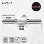 CAP Barbell Olympic Dumbbell Handles | Multiple options - Image 4