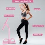 Multi-Function Tension Rope – 4 Tube Resistance Bands with Handles – Sit Up Exercise Equipment Home Gym Tummy Trainer for Men Women - Image 7