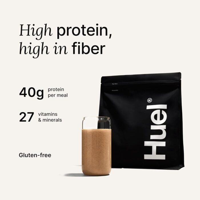 Huel Black Edition | Chocolate 40g Vegan Protein Powder | Nutritionally Complete Meal | 27 Vitamins and Minerals, Gluten Free | 17 Servings | Scoop not Included to Reduce Plastic - Image 5