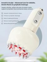 Lymphatic Drainage Massager & Anti Cellulite Massage Tool, Helps Reduce Stretch Marks & Cellulite, for Legs, Arms & Belly, Body Sculpting Machine with Microcurrent, Light, Heat & Vibration - Image 3