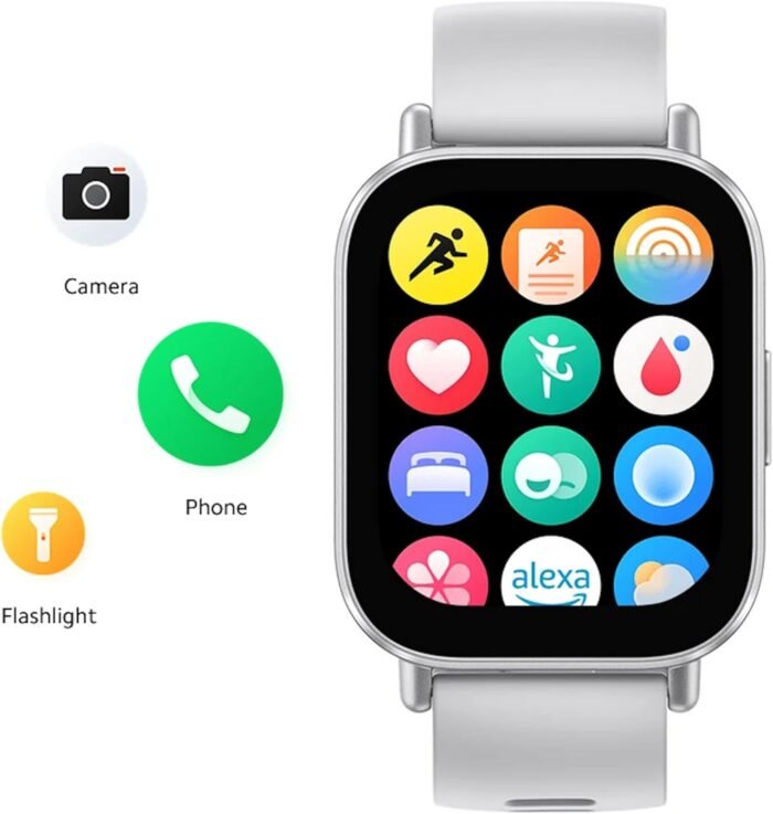 Xiaomi Redmi Watch 5 Active Smartwatch, 2.0" LCD Display, 18 Days of Battery Life, 140+ Sports Modes, 5ATM Waterproof, Bluetooth Calling, Fitness-Tracker- Matte Silver - Image 4