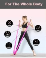 Loop Bands & Stretch Bands for Strength & Muscle Toning, Designed for Intermediate & Advanced Athletes, Color-Coded Resistance with Carry Pouches for Workout, Yoga & Pilates - Image 4