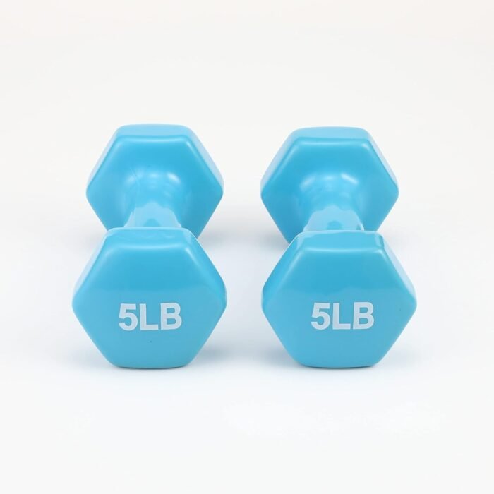 Amazon Basics Vinyl Coated Dumbbell Hand Weights - Image 6