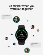Samsung Galaxy Watch 4 40mm Bluetooth Smartwatch with ECG Heart Monitor, Tracker for Health, Fitness, Running, Sleep Tracking, GPS Fall Detection, US Version, SM-R860NZKAXAA, Black - Image 7
