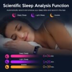 Fitness Tracker,2025 Smart Watch with Blood Pressure Heart Rate & Sleep Monitor IP67 Waterproof Step Calorie Counter Pedometer Fitness Activity Watch for Men Women Android iOS Phone (Black) - Image 5