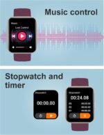 Smart Watches for Men Women (Answer/ Make Calls) Compatible with iPhone Android Phones, 1.85" Smartwatch Fitness Tracker with 100+ Sports Heart Rate Monitor Pedometer Sleep Tracker Waterproof (Purple) - Image 8