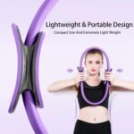 Pilates Circle Essentials Kit for Women, Yoga Sets for Women Pilatesat Home, Magic Pilates Circles Fitness Trainer for Focusing On Toning Inner, Pilates Ring Magic with Double Padded Handles - Image 6