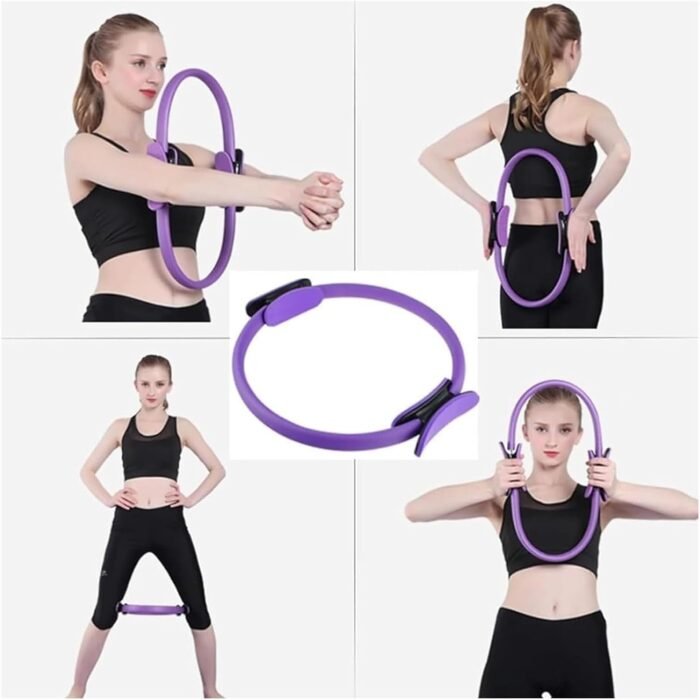 Pilates Ring Fitness Trainer Yoga Rings Home Exercise Equipment Fitness Circle for Toning Arm Thigh Gifts - Image 8