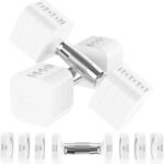 22LBS Adjustable Dumbbells Set, Adjustable Weight Dumbbells with 4 Levels 4.4lb, 6.6lb, 8.8lb, 11lb, Hand Weights Sets for Women/Men Home Gym Full Body Workout - Image 2