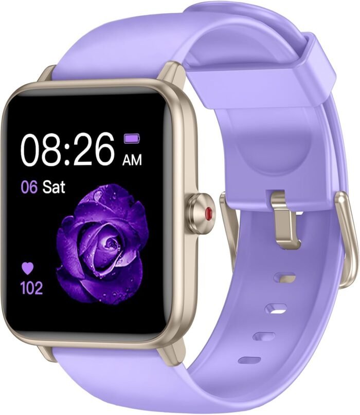 Smart Watch, Fitness Tracker with Heart Rate Monitor, Blood Oxygen, Sleep Tracking, 1.5 Inch Touchscreen Smartwatch for Android iOS Swimming Waterproof Pedometer Step Calories Tracker for Women Men - Image 9