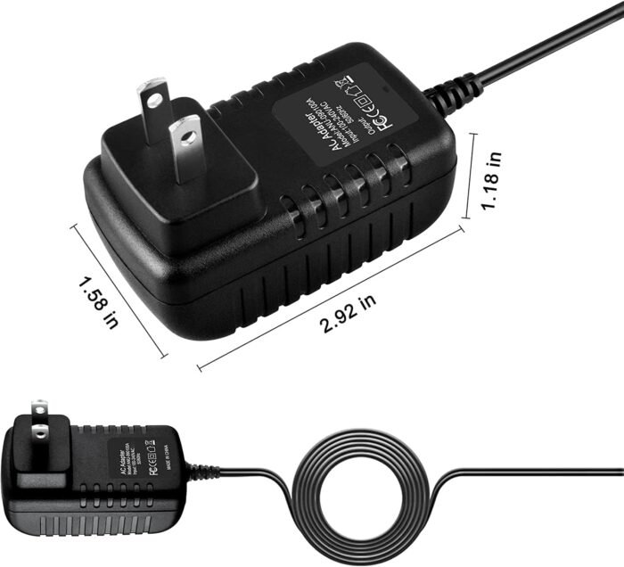 Guy-Tech AC/DC Adapter Compatible with 6063748 AC Adapter HealthRider Upright Bike/Treadmill/Elliptica HF-RB97000 Hotel Fitness RB9700 Gold's Gym Golds Power Supply - Image 4