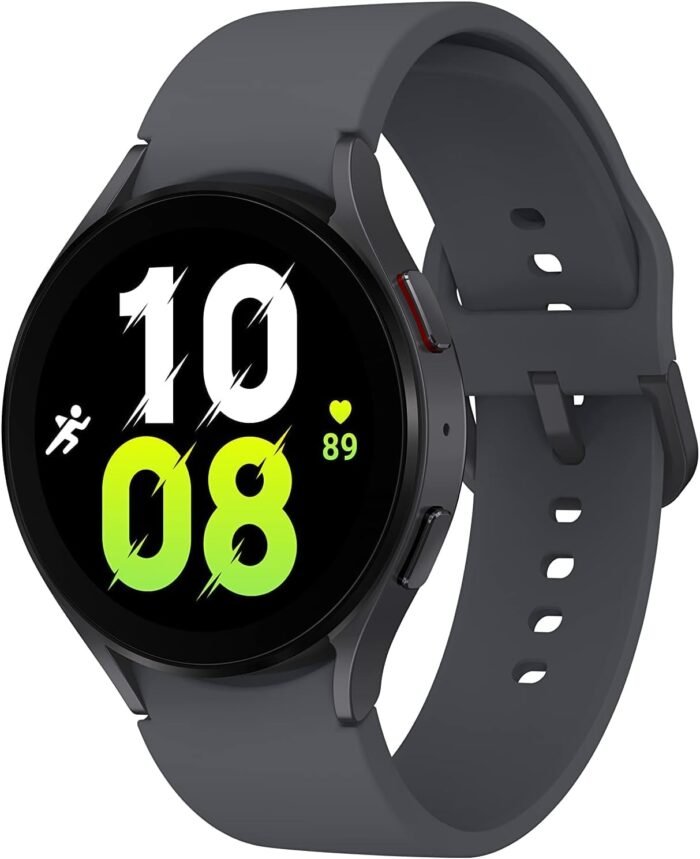 SAMSUNG Galaxy Watch 5 44mm GPS + Cellular, Bluetooth Smartwatch w/Body, Health, Fitness and Sleep Tracker, Improved Battery, Sapphire Crystal Glass, Enhanced GPS Tracking, US Version, Gray (Renewed) - Image 2
