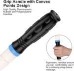 iGreely Premium Muscle Roller The Ultimate Massage Roller Stick 17 Inches Recommended by Physical Therapists Promotes Recovery Fast Relief for Cramps Soreness Tight Muscles-White - Image 4