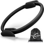 Pilates Ring Fitness Circle 14" Yoga Rings Magic Circle with Dual Padded Handles for Toning Arms, Thighs/Legs & Core,Home Exercise Equipment - Image 2