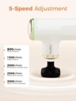 Mini Massage Gun Deep Tissue with 4-10mm Adjustable Amplitude, Portable Percussion Muscle Massager for Pain Relief Muscle Relaxtion with Carry Case for Athletes & Home Use FSA HSA Eligible - Image 7
