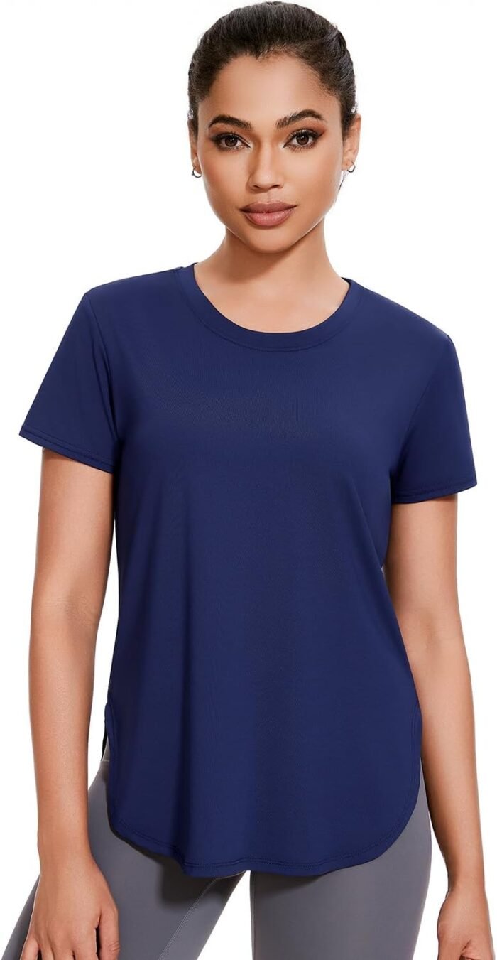 Cosy Pyro 4-Pack Workout Tops for Women UPF 50+ Yoga Shirts Short Sleeve Athletic T-Shirts Quick Dry Running Gym Tee - Image 3