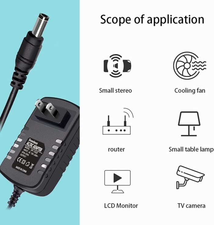 Replacement 12.6V AC Adapter Charger Compatible with HeaDot MG001 Massage Gun Deep Tissue Hand Held Massager Power Supply Cord Mains PSU - Image 6