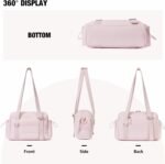 Small Gym Bag for Women 2 Set Mini Gym Duffle Bag with Wet Compartment and Coin Wallet, Gym Tote Bag for Workout/Sport/Travel - Image 8