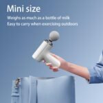 Mini Massage Gun Deep Tissue, Electric Muscle Back Massage Gun, Small Travel Handheld Massagers, Neck Massager for Pain Relief, Care Gifts for Mom/Dad/Men/Women, White - Image 6