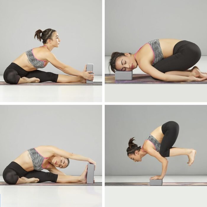 Yoga Blocks 2 Pack - Premium EVA Foam for Yoga, Pilates, Meditation, and Stretching - Non-Slip Lightweight Durable Bricks for Improving Poses and Balance - Image 7