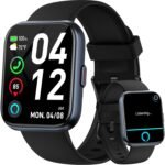 Smart Watches for Men Android & iPhone, 1.8" Alexa Built-in Smartwatches Fitness Tracker Watch with Bluetooth Calls, IP68 Waterproof, Heart Rate/Sleep/SpO2 Monitor, 110 Sport Modes - Black - Image 2