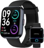 Smart Watch for Men Women Android iPhone, Alexa Built-in Fitness Watch with 1.8" LCD Screen & Bluetooth Call (Make/Answer), Heart Rate/SpO2/Sleep Monitor, 100 Sports, IP68 Waterproof Smartwatch - Image 2
