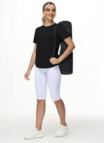 THE GYM PEOPLE Women's Workout Short Sleeve Breathable T-Shirts Athletic Yoga Tee Tops - Image 7